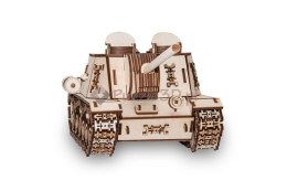 Czołg ISU-152 - drewniane, mechaniczne puzzle 3D DIY