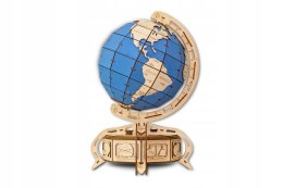 Globus - drewniane, mechaniczne puzzle 3D
