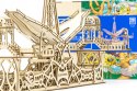 Most dla Pieszych mechaniczne, drewniane puzzle 3D