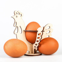 Wielkanocny stojak na jajko lub pisankę - Kurka