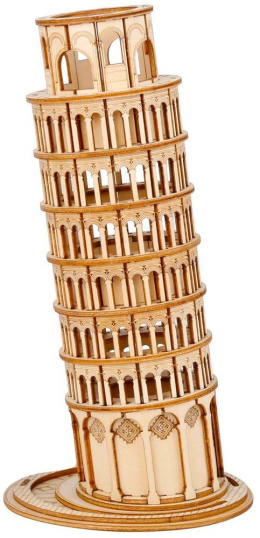 Robotime - krzywa wieża w Pizie - drewniany model 3D DIY