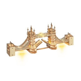 Tower Bridge - model mostu londyńskiego z oświetleniem LED do samodzielnego złożenia